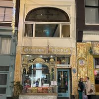 Front of the restaurant at Golden Temple in Amsterdam