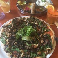 Vegan Pizza at Golden Temple in Amsterdam