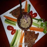 Rawfood Meal - Tahini at Golden Temple in Amsterdam