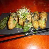 Japanese avocado fritters at Golden Temple in Amsterdam