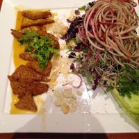 TEMPEH, PEANUT & VEGETABLE SALAD at Golden Temple in Amsterdam