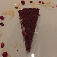 cherry vegan and gluten free pie at Golden Temple in Amsterdam