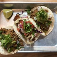 Two Baja tacos and one Sin Carne. at BoltCutter in Salt Lake City