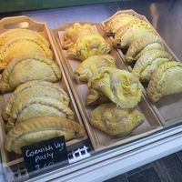 Pasties   at Square Roots in Whitley Bay