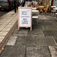 The entree  at Square Roots in Whitley Bay