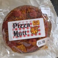 Pizza biscuit for dogs 🍕 #Veganuary at Square Roots in Whitley Bay