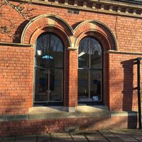 Exterior windows  at Square Roots in Whitley Bay