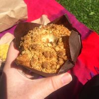 Custard Muffin at Square Roots in Whitley Bay