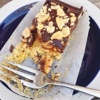 Short bread vegan façon snickers  at Le Labo in Lyon