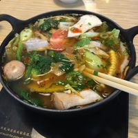 Vegan hotpot  at J's Mini HotPot Deluxe in Chamblee