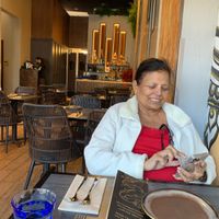 Very nice modern decor for our lunch at Coup De Thai in Los Gatos