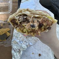 Impossible burrito  at New Wave Burritos in Huntington