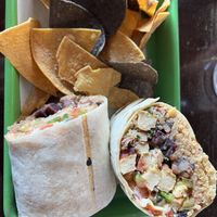 Vegan Latina burrito   at New Wave Burritos in Huntington