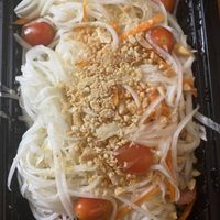 Papaya salad at Veggie House in Salt Lake City