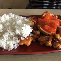 Sweet and Sour Chicken  at Veggie House in Salt Lake City