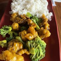 Orange Chickn  at Veggie House in Salt Lake City