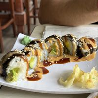 dragon skin roll  at Veggie House in Salt Lake City