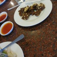 Spicy crispy beef is super tasty at Veggie House in Salt Lake City