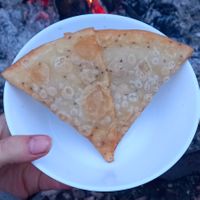 samosa 2,50€ at Maharaja Imbiss in Tubingen