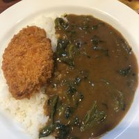 Spinach and soy cutlet vegetable curry  at CoCo Ichibanya - Shibuya Namikibashi in Tokyo