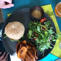 Cashew burger  at De Spelleplekke 3 in Koksijde