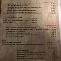 Menu 12/10/2019 at De Spelleplekke 3 in Koksijde