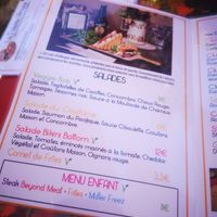 La carte du moment at La Palette Vintage in Charroux