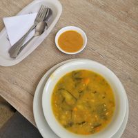 sopa del dia at Loto Azul Vegetariano in Bogota