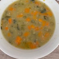 Vegetable Soup at Loto Azul Vegetariano in Bogota