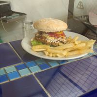 Hamburguesa at Loto Azul Vegetariano in Bogota