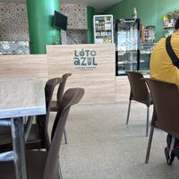 Interior #Veganuary at Loto Azul Vegetariano in Bogota