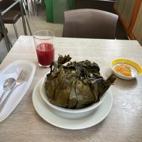 Tamale  at Loto Azul Vegetariano in Bogota