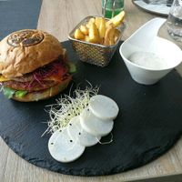 vegan burger  at Pizza Boss & Boss Burger in Bratislava
