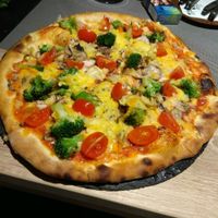 Najlepšia vegan pizza na svete❤️ at Pizza Boss & Boss Burger in Bratislava