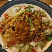 vegan teriyaki chickn ramen  at Wagamama in Cambridge