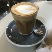 Oat milk latte  at Union Kiosk in Melbourne