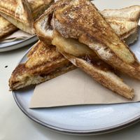 Special toastie  at Union Kiosk in Melbourne