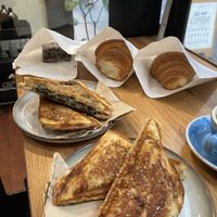 Lamington, Croissants & Jaffles  at Union Kiosk in Melbourne