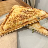 MUSHROOM, BASIL, SPINACH + MOZZARELLA  GF  at Union Kiosk in Melbourne