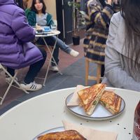 Jaffles day 🫔  at Union Kiosk in Melbourne