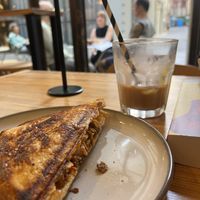 Korean beef toastie  at Union Kiosk in Melbourne