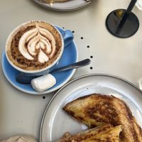 Cappuccino (with vegan marshmallow!!!)  at Union Kiosk in Melbourne
