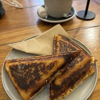 Scrambled Tofu Jaffle   at Union Kiosk in Melbourne