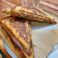 Avo vegemite cheese at Union Kiosk in Melbourne