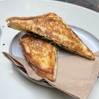 VEGAN ROAST CHICKEN, YAY FETA + SPINACH    at Union Kiosk in Melbourne