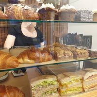 Display cabinet at Union Kiosk in Melbourne