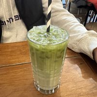 Iced matcha !  at Union Kiosk in Melbourne