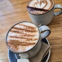 Chai with vanilla maple shot and marshmallow and mocha at Union Kiosk in Melbourne