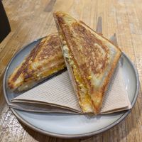 Tofu Scramble Jaffle at Union Kiosk in Melbourne