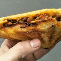 Vegan beef bolognaise at Union Kiosk in Melbourne